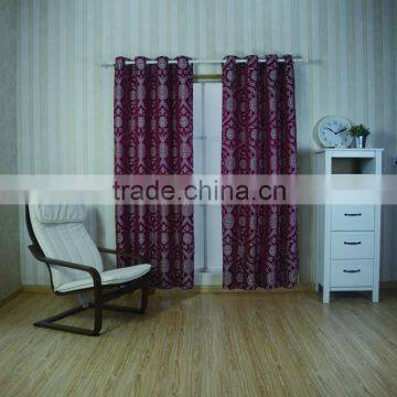 New Arrival 100% Polyester Embroidery Window Curtain Fabric