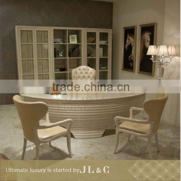 AT12-09 classic home office desk with solid wood from JL&C luxury furniture(China supplier)