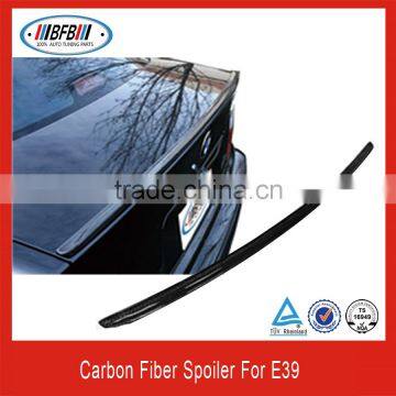 hot selling 1996-2003 5 series FOR BMW E39 carbon lip car spoiler rear wing