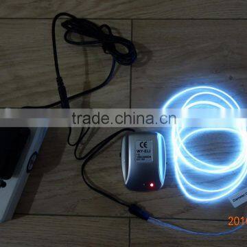 AC110V-240V Sound control INVERTER"Polar light 3"OD:2.6mm White EL WIRE