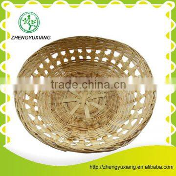 Weaving custom size bamboo rack basket