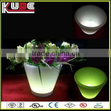 LED planter,led lighted planter pots,outdoor led luminous planter pots