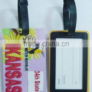 Cartoon Series Embossing Cool Cartoon Character Rubber Luggage Tags Template photo-2