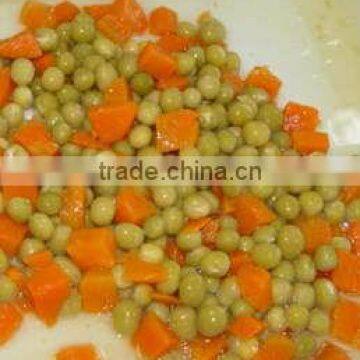 15 OZ canned peas and carrot