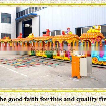 Popular Amusement Park Electric Elephant Train Rides for Sale photo-3