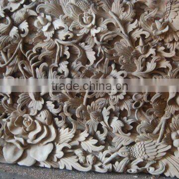 decoration wood relief