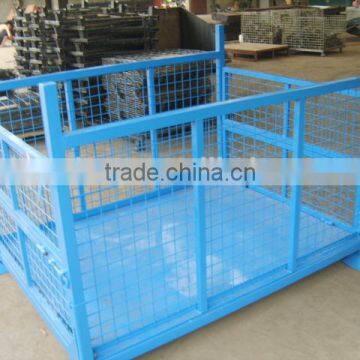 Warehouse Storage Folding Wire Container