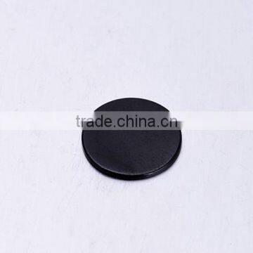 100pcs new fashion black ceramic wafer accessories high quality black round jewelry insert fittings