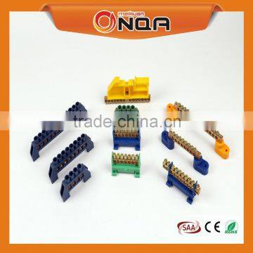 PCB Screw Busbar Barrier Brass Busbar Terminal Block Terminal Blocks