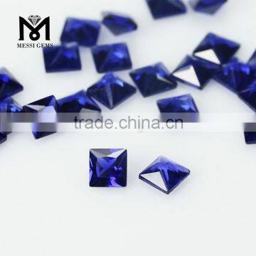 Fashionable Wholesale Faceted Square 3 x 3 34# Corundum Stone Price