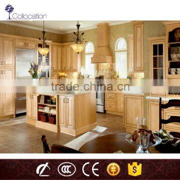 classic Style Cherry Solid Wood Frame Kitchen Cabinet