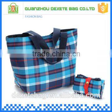 China new arrival brand large beach polyester folding custom tote bag