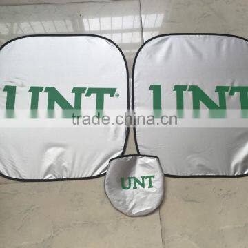 Hot Sales Car Front Window Sunshade/nylon/tyvek Customized Printing Logo Sunshade photo-5