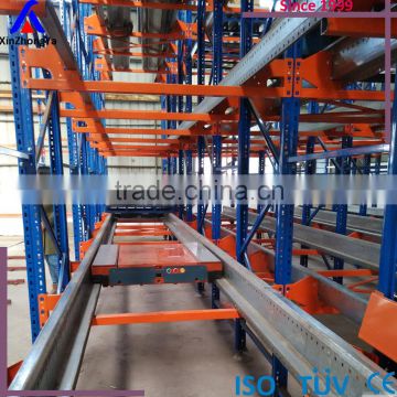 Powder Coating Warehouse Storage Steel Shuttle Rack