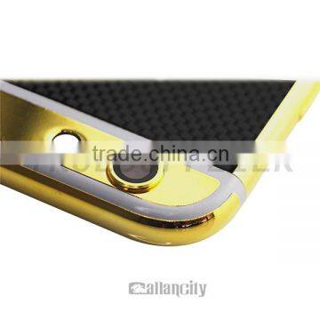 High Quality for IPhone 6s PLus Carbon Firber Gold Housing Back Cover for IPhone 6s+ 5.5 Inch, Customize is Welcome photo-2