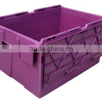 80 Litre Heavy Duty Attached Lid Container / Lidded Plastic Storage Box