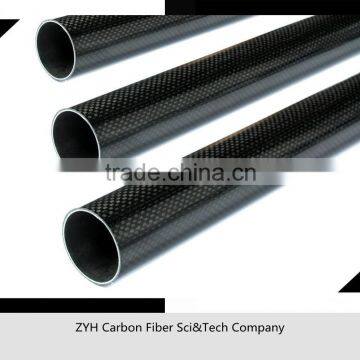 3K Glossy Plain Carbon Fiber Tubing Manufacturer