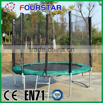 TUV approved round trampoline with safety net