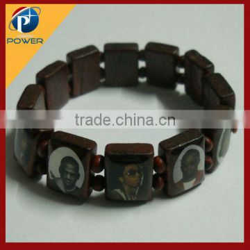 Wooden one Direction hiphop bracelet