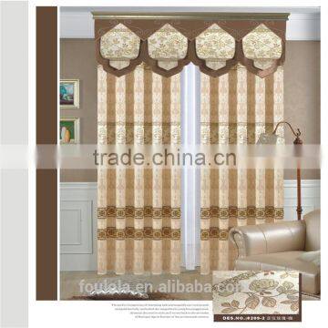New Style Flower Curtain Design Polyester photo-3