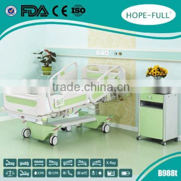 Hopefull attending CMEF hospital bed luxury morden Linak column motor EU standard ICU/CCU bed