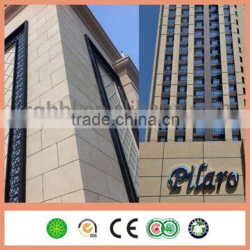 latest design customized color 2.5-3mm thickness Corrosion resistance flexible sandstone, exterior wall sandstone