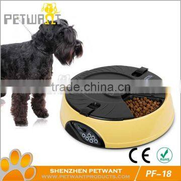 battery operated 6 meals automatic cat food feeders dry and wet food auto cat feeder