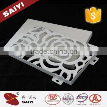 High Quality Art aluminum carving plate, artistic aluminum ceiling