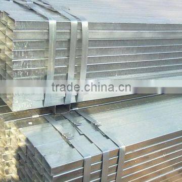Q235 Galvanized Rectangular Steel Pipe for Steam Transport