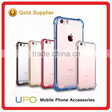 [UPO] Wholesales 2 in 1 Hybrid tpu pc shockproof Transparent back cover phone case for iPhone 7