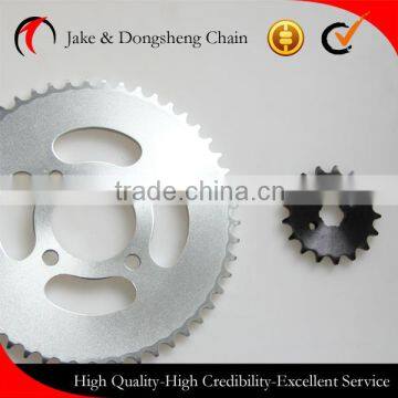 Motorcycle Sprocket Fine Blanking Wave125 Rear Sprocket Chain Drive Sproccket 428H/520/530 Golden Chain and Sprocket photo-2