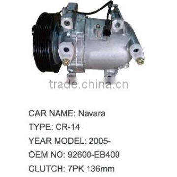 Auto A/C Compressor For NISSAN Navara