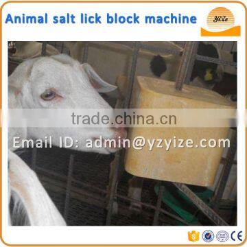 Mineral salt blocks for press cubic shape animal licking mineral salt block press machines