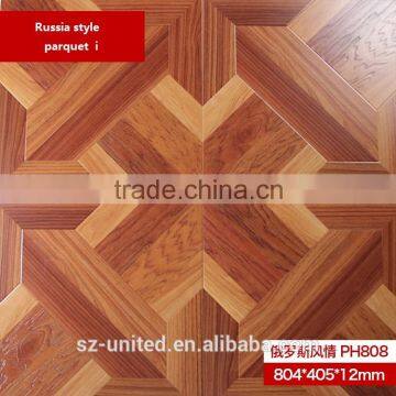 Russia style parquet wood flooring