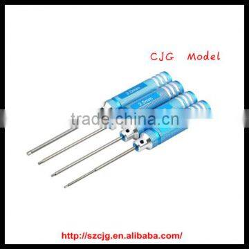 screwdriver 4pcs/set tools kit ,hex key/head ,for rc cars