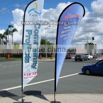 15 feet Full color custom printed flag teardrop feather flag banner