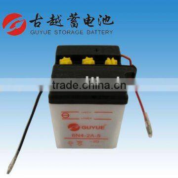 Motorbike Battery 6N4-2A-5 6V4AH Motorcycle Lead Acid Starter Battery