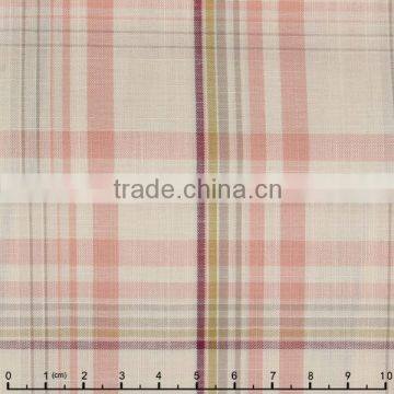 James no Minimum Regular Soft Yarn Dyed Colorful Big Check Plain Fabric photo-4