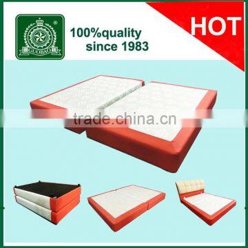 Very strong solid bed frame/two twin size combined king bed frame/split king size slat bed frame