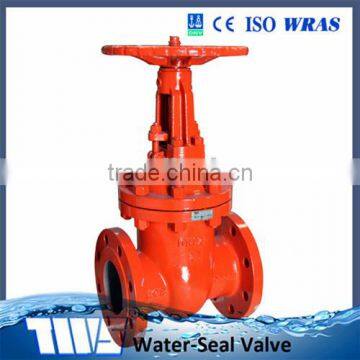 DN 65-DN300 ASTM A216 PN25 Resilient Seated Gate valve(Worm Gear Actuator )