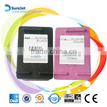 best selling remanufactured ink cartridge for hp 122 XL Compatible CH564HE Wholesale in china