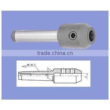 Morse taper end mill adapter with draw bar