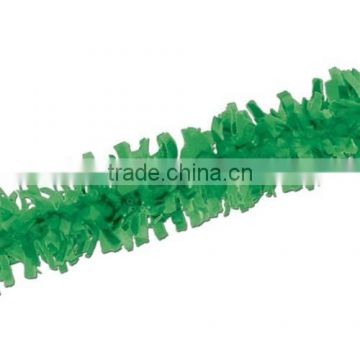 YiWu Wholesale Party Decorations Paper Fringe Green Tissue Festooning 25ft