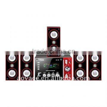 5.1 CH home hi-fi mini 5.1 amplifier with usb/sd/fm