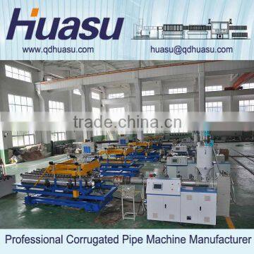 Plastic Single Wall Corrugated Pipe Extrusion Line Machinery