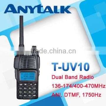 Radio T-UV10 dual band two way radio with 1750Hz tone