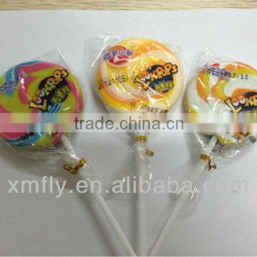 small swirl lollipop hard candy