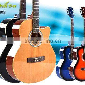 wholesale 40 inch spruce colorful acoustic guitar--R405