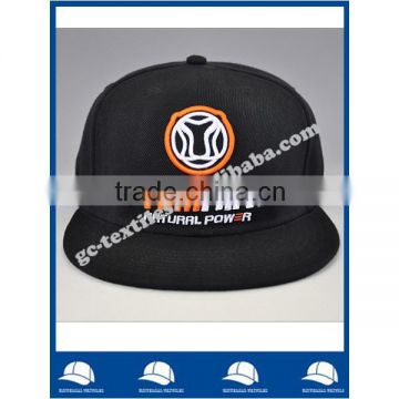 Promotional acrylic full back black 3D embroidery baseball cap