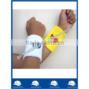 new product 2016 cheap custom cotton sweatband wristband